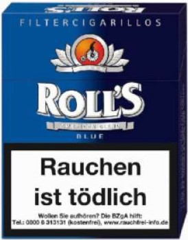 Rolls Blue Naturdeckblatt Eco-Zigarillos